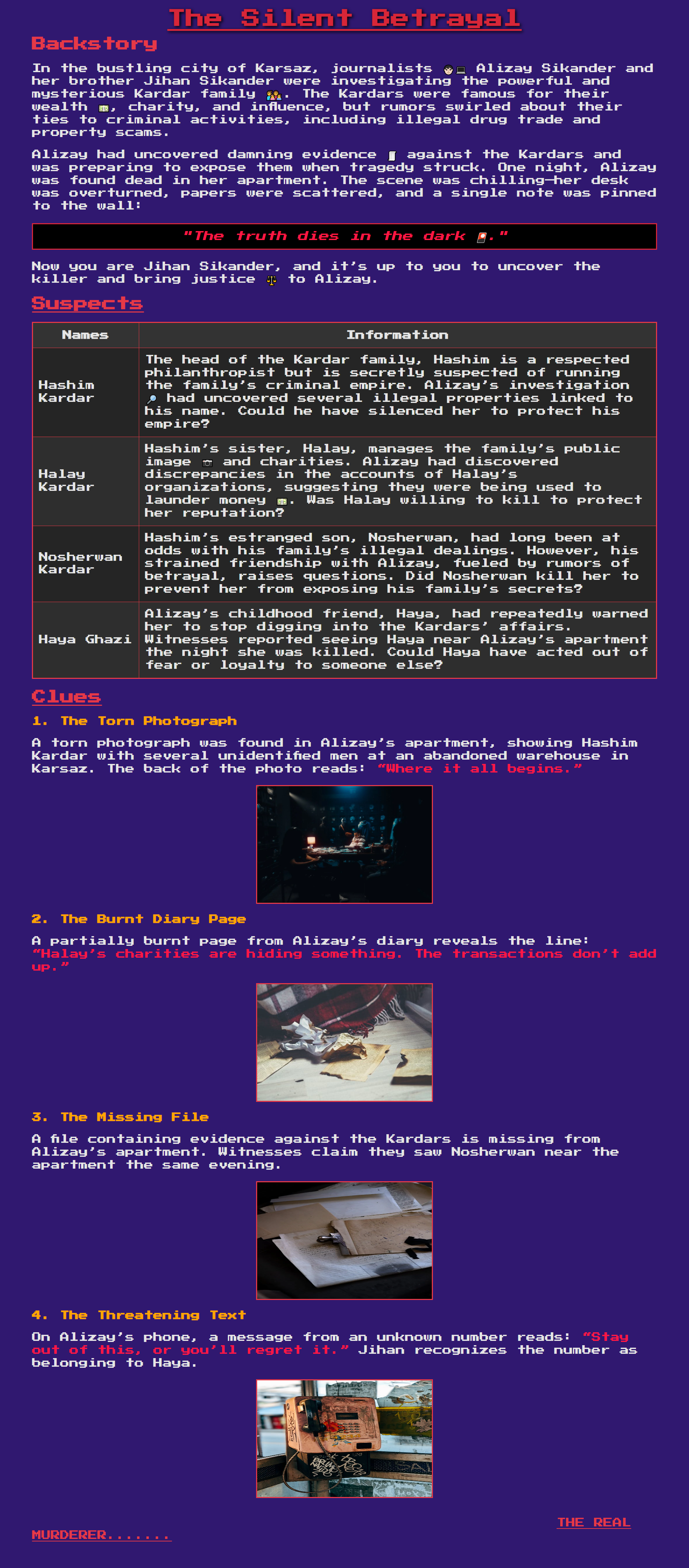 crime investigation